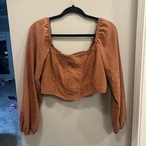 Kirious LA Rust Brown Women's Top
